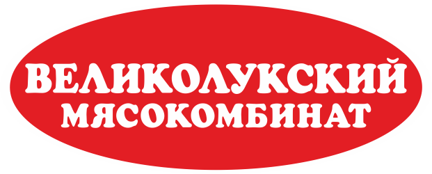 Компания «Великолукский мясокомбинат» — логотип клиента типографии, кадр 30; клиент ПЕЧАТЬ32 и заказчик полиграфической продукции, ПЕЧАТЬ32, заказ с получением в Москве, «Нам доверяют на главной странице»